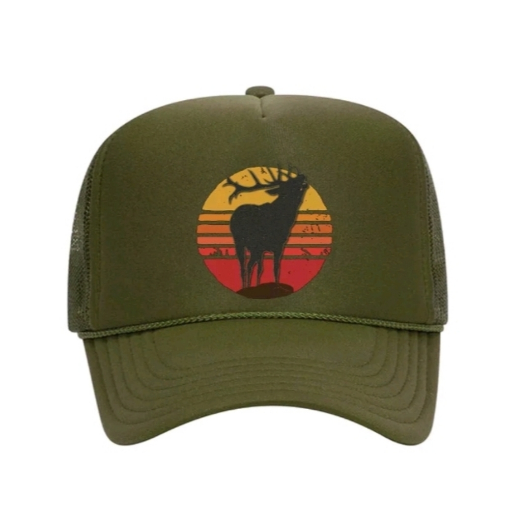 *BRAND NEW* Elk Sunset Foam Trucker Hat